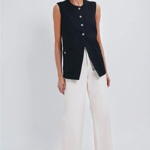 Tuckernuck Black Tweed Sonja Top